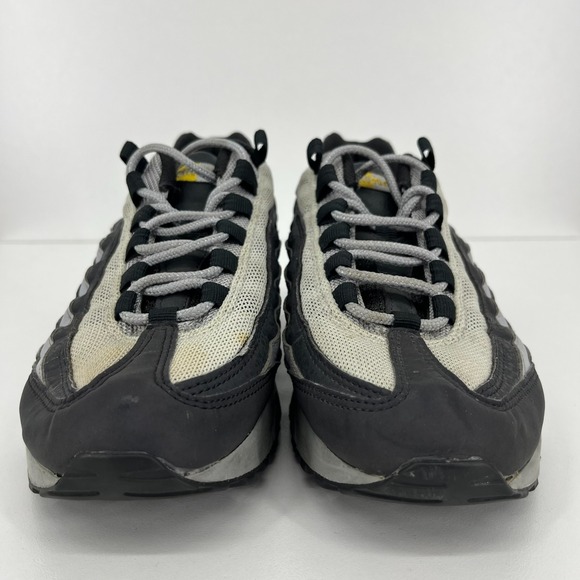 Nike Max 95 GS Youth 7Y or Women's 8.5 Noir Dynamic Yellow BV1245-001 - Picture 4 of 9